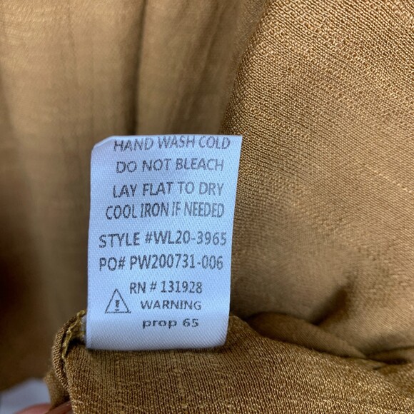 Wishlist drawstring scoop neck blouse relaxed fit size M/L - Picture 8 of 12